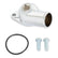 O-Ring Style Chrome Water Neck Fits 1967-1979 Chevrolet V8, has 1/2 Inch NPT Vacuum Switch Port Mr Gasket