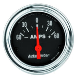 AutoMeter Traditional incandescent lighting illuminates around the perimeter of the dial 2586