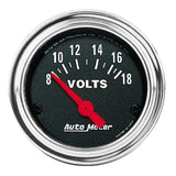 AutoMeter Traditional incandescent lighting illuminates around the perimeter of the dial 2592