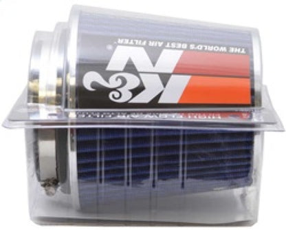K&N Universal Air Filter | Round Tapered, 4in Flange, 5.5in Tall | RG-1001BL