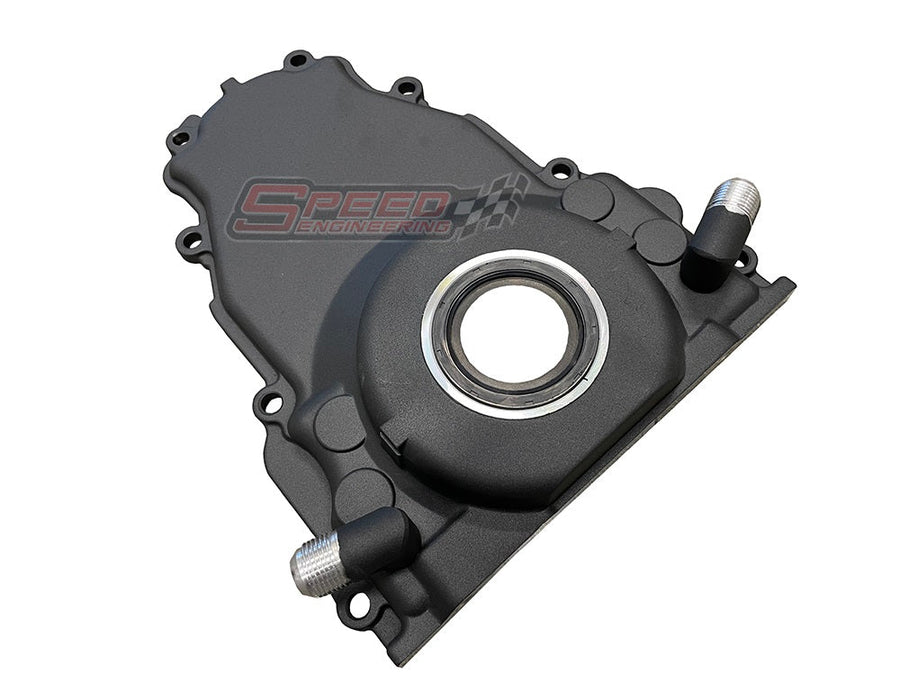 Speed Engineering LS Gen 3 Turbo Oil Drain Front Timing Chain Cover 26-1047