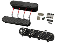 Speed Engineering LS 2-Piece Finned Valve Covers Black 26-1060