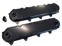 Speed Engineering LT Billet Smooth Valve Covers Anodized Black LT1 LT2 LT4 26-1069