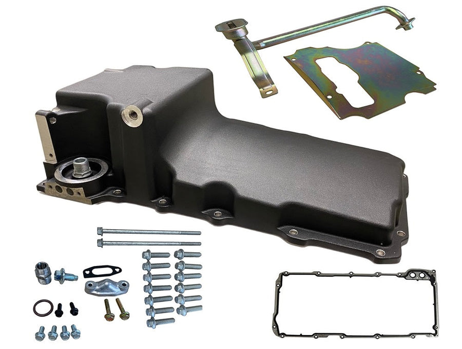 Speed Engineering LS Swap Conversion Oil Pan Black 26-1078