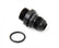 Fuel Inlet Fitting Short -6AN Male Fuel Inlet Fitting (Black ) with -8AN O-Ring Threads for 4150 Ultra XP Fuel Bowls Holley