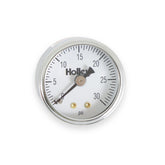 Fuel Pressure Gauge Mechanical 0-30 PSI Holley
