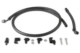 LS Steam Tube Kit W/Black Push-On Hose, Black Aluminum Hose Ends & Adjustable Steam Vent Adapters for the Front Outlets on the Engine Holley