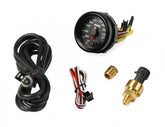 Analog Style Oil Pressure Gauge Black 2-1/16 Oil Pressure 10-100 PSI-Logo Holley