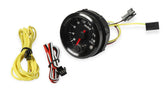 Analog Style Voltage Gauge Black 2-1/16 Voltage 8-18 Volts-Logo Holley