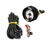 Analog Style Fuel Level Gauge White Face 2-1/16 Fuel Level Gauge-Logo Holley