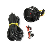 Analog Style Fuel Level Gauge Black Face 2-1/16 Fuel Level Gauge-Logo Holley