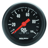 AutoMeter Traditional incandescent lighting illuminates around the perimeter of the dial 2604