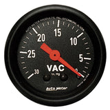 AutoMeter Traditional incandescent lighting illuminates around the perimeter of the dial 2610