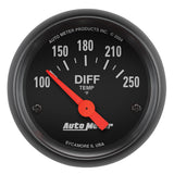 AutoMeter Traditional incandescent lighting illuminates around the perimeter of the dial 2636