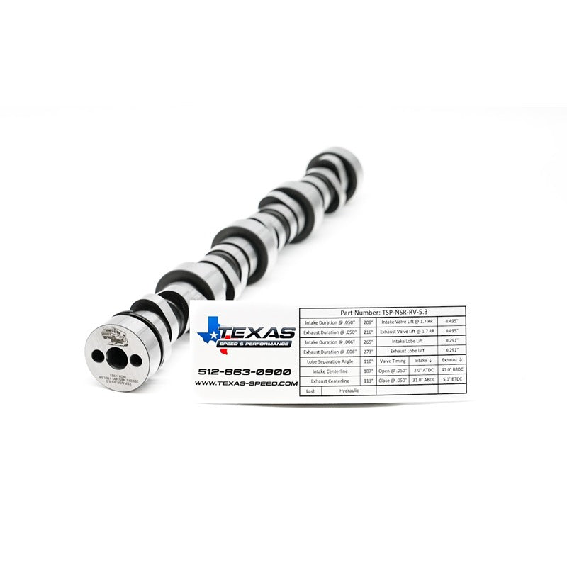 Texas Speed TSP LS 4.8/5.3 NSR RV Camshaft TSP-NSR-RV-5.3