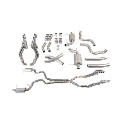Full Header-Back Catted Exhaust System, Non-Valved | TSP-S197FS-NV