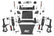 6 Inch Lift Kit | Mono Leaf Rear | Vertex/V2 | GMC Sierra 1500 2WD/4WD (19-24)