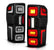 ANZO 23-26 Ford Super Duty LED Tail Light Seq Signal- Black Full- Pair