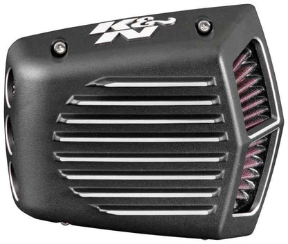 K&N Street Metal Intake System for 01-16 Harley-Davidson Softail/Dyna - Shaker Black