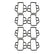 Seal Port Kit For Airforce Manifold Pn 2701-2702 Use This Seal Port Kit For Your Pn 2701-2702 Airforce Manifold. Set Of 8 MSD Ignition
