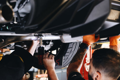 MBRP 2019-2023 Ford Mustang 2.3L Ecoboost 3in Cat-Back Exhaust w/ Quad Carbon Fiber SS Tips - T304 | S72233CF
