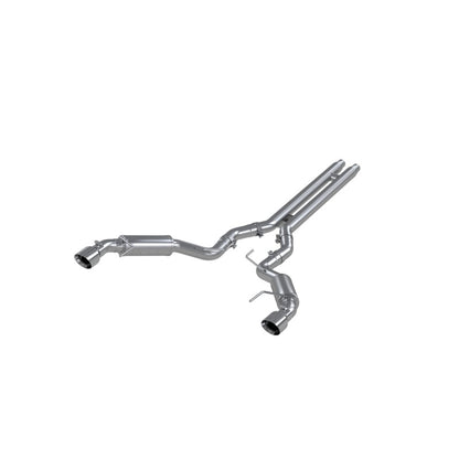 MBRP 15-17 Ford Mustang GT 5.0 3in Cat Back Dual Split Rear Race Version 4.5in Tips - Aluminized | S7278AL
