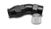 Vibrant Performance 30 Degree High Flow Hose End Fitting for PTFE Lined Hose, -10AN 28310
