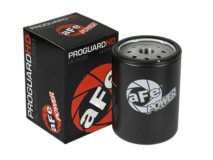 aFe Power ProGuard D2 Oil Filter for 01-17 GM Diesel Trucks V8-6.6L (4 Pack) | 44-LF001-MB