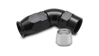Vibrant Performance 60 Degree High Flow Hose End Fitting for PTFE Lined Hose, -10AN 28610