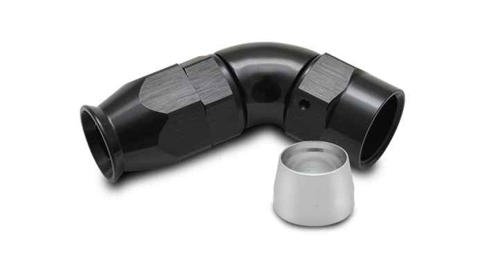 Vibrant Performance 60 Degree High Flow Hose End Fitting for PTFE Lined Hose, -10AN 28610
