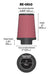 K&N Universal Rubber Filter 3inch FLG / 5inch OD-B / 4-5/8inch OD-T / 8inch H