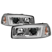 Load image into Gallery viewer, Spyder GMC Sierra 1500/2500/3500 99-06 V2 Projector Headlights - DRL - Chrome PRO-YD-CDE00V2-LB-C