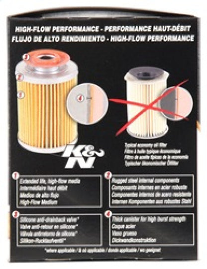K&N Oil Filter | 13/16 In. - 16 Thread | HP-1007