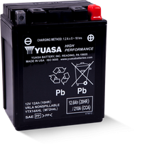 Yuasa YTX14AHL Maintenance Free AGM 12-Volt Battery