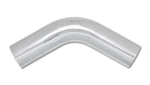 Vibrant Universal Aluminum Tubing | 60 Degree Bend, 3.50 in OD, 6061 Aluminum Polished | 2821