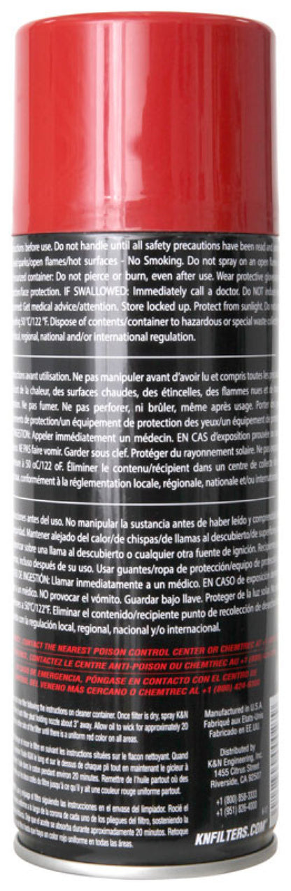K&N Filter Recharger Kit | 12.25 oz. Aerosol | 99-0516