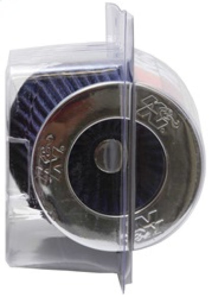 K&N Universal Air Filter | Round Tapered, 4in Flange, 5.5in Tall | RG-1001BL