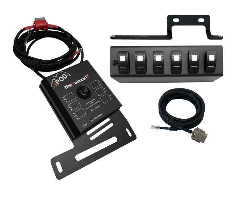 sPOD 09-18 Jeep Wrangler JK SourceLT w/Amber LED Switch Panel