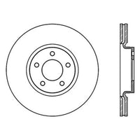 StopTech Power Slot 07-09 Mazdaspeed3 Slotted Left Front Rotor