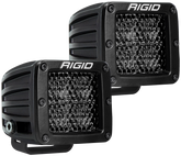 Rigid Industries D Series PRO Midnight Edition - Spot - Diffused - Pair