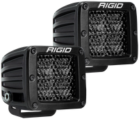 Rigid Industries D Series PRO Midnight Edition - Spot - Diffused - Pair