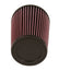 K&N Filter Universal Rubber Filter 4 inch Flange 5 3/8 inch Base 4 3/8 inch Top 7 inch Height