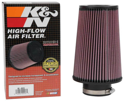 K&N Universal Air Filter | Round Tapered, 3in Flange, 9in Tall | RE-0810