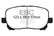 EBC 02-08 Pontiac Vibe 1.8 Yellowstuff Front Brake Pads