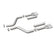 MagnaFlow Axle-Back, SS, 3in, Quad Split Rear 3.5 Tips 2015 Dodge Challenger incl SRT Hellcat