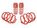 Skunk2 16-17 Honda Civic Lowering Springs (1.375in - 1.25in) (Set of 4)