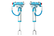 King Shocks 2011+ Chevrolet Silverado 2500/3500/HD Front 2.5 Dia Remote Res Shock w/Adjuster (Pair)