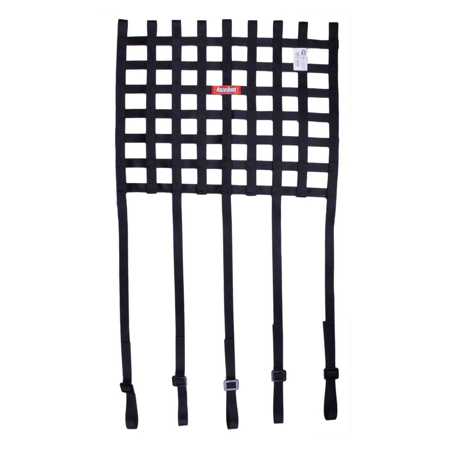 RaceQuip Ribbon Style Race Car Window Net with 1" Mounting Straps 825003RQP