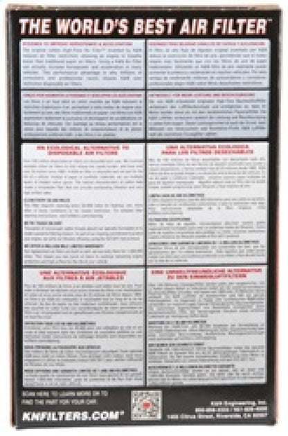 K&N Universal Air Filter | Round Tapered, 3in Flange, 5.75in Tall | RU-5111
