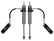 ICON 2024+ Toyota Tacoma 0-1in Rear 2.5 Series Shock VS CDCV RR Pair